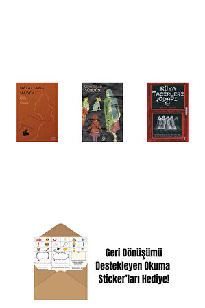 Hayattayız Madem + Sürgün + Rüya Tacirleri Odası + Okuma Sticker'ları