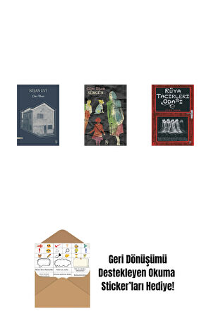 Nişan Evi + Sürgün + Rüya Tacirleri Odası + Okuma Sticker'ları