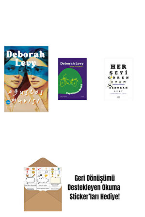 Ağustos Mavisi + Yaşamanın Bedeli + Gayrimenkul + Okuma Sticker'ları