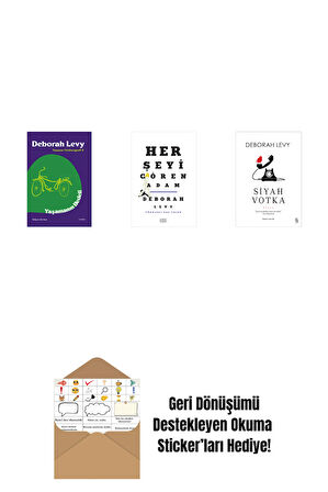 Yaşamanın Bedeli + Her Şeyi Gören Adam + Siyah Votka + Okuma Sticker'ları
