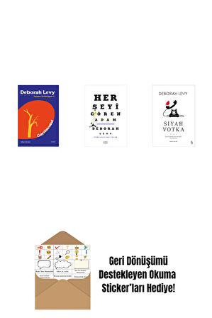 Gayrimenkul + Her Şeyi Gören Adam + Siyah Votka + Okuma Sticker'ları