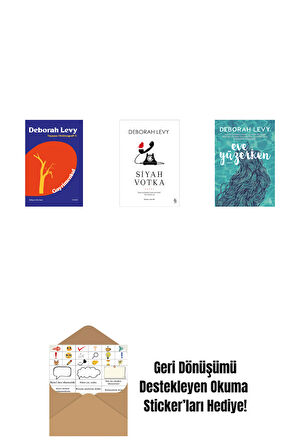 Gayrimenkul + Siyah Votka + Eve Yüzerken + Okuma Sticker'ları