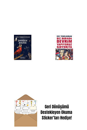 Olmayan Kuşlar Ansiklopedisi + Biz Burada Devrim Yapıyoruz Sinyorita (Cep Boy) + Okuma Sticker'ları