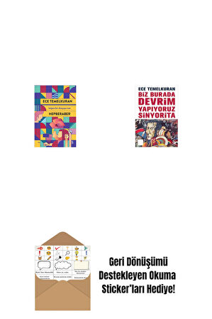 Hepberaber + Biz Burada Devrim Yapıyoruz Sinyorita (Cep Boy) + Okuma Sticker'ları
