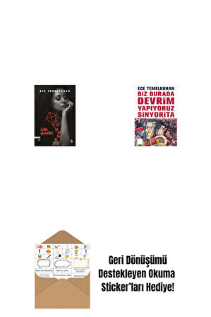 İyilik Güzellik + Biz Burada Devrim Yapıyoruz Sinyorita (Cep Boy) + Okuma Sticker'ları