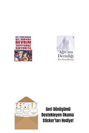 Biz Burada Devrim Yapıyoruz Sinyorita (Cep Boy) + 'Ağrı'nın Derinliği + Okuma Sticker'ları