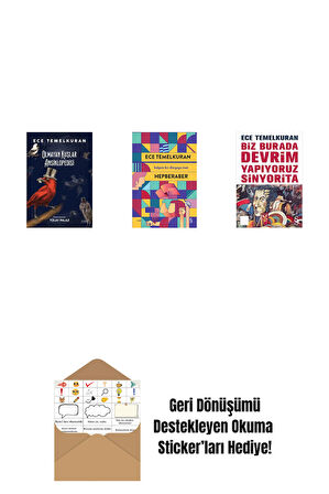 Olmayan Kuşlar Ansiklopedisi + Hepberaber + Biz Burada Devrim Yapıyoruz Sinyorita (Cep Boy) + Okuma Sticker'ları