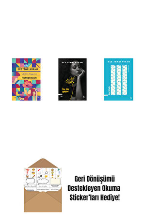 Hepberaber + Bu da Geçer + Kıyı Kitabı + Okuma Sticker'ları