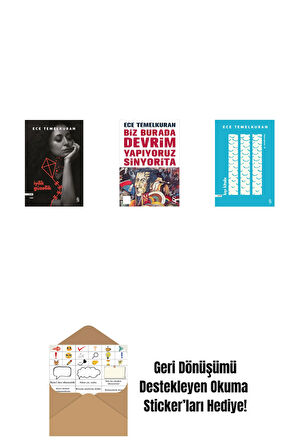 İyilik Güzellik + Biz Burada Devrim Yapıyoruz Sinyorita (Cep Boy) + Kıyı Kitabı + Okuma Sticker'ları