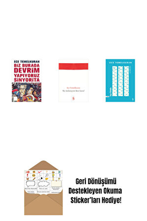 Biz Burada Devrim Yapıyoruz Sinyorita (Cep Boy) + Ne Anlatayım Ben Sana! + Kıyı Kitabı + Okuma Sticker'ları