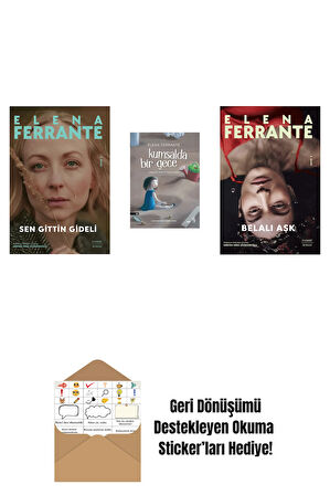 Sen Gittin Gideli + Kumsalda Bir Gece + Belalı Aşk + Okuma Sticker'ları