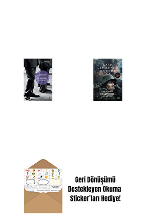 Üç Arkadaş + Garp Cephesinde Yeni Bir Şey Yok + Okuma Sticker'ları