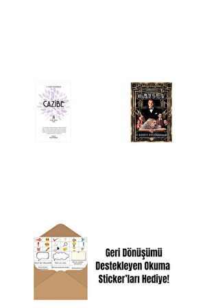 Cazibe + Muhteşem Gatsby (Ciltli) + Okuma Sticker'ları