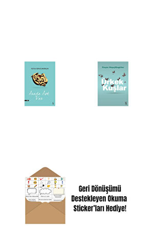 Arada Aşk Var + Ürkek Kuşlar + Okuma Sticker'ları