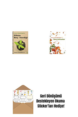 Filizin Boy Verdiği + Savrulmalar + Okuma Sticker'ları