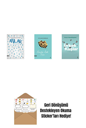 Anlar + Arada Aşk Var + Ürkek Kuşlar + Okuma Sticker'ları