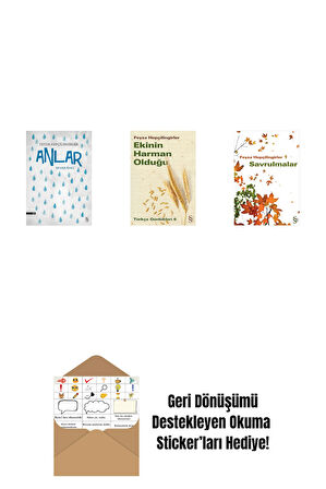 Anlar + Ekinin Harman Olduğu + Savrulmalar + Okuma Sticker'ları