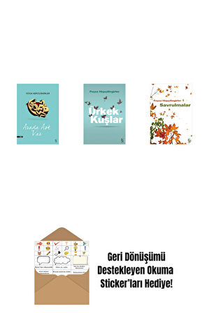 Arada Aşk Var + Ürkek Kuşlar + Savrulmalar + Okuma Sticker'ları