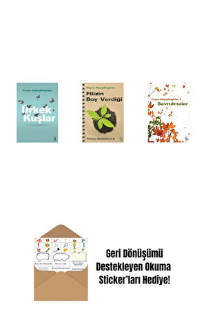 Ürkek Kuşlar + Filizin Boy Verdiği + Savrulmalar + Okuma Sticker'ları