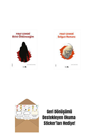 Birini Öldüreceğim + Solgun Romans + Okuma Sticker'ları
