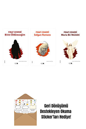 Birini Öldüreceğim + Solgun Romans + Maria Bir Melekti + Okuma Sticker'ları