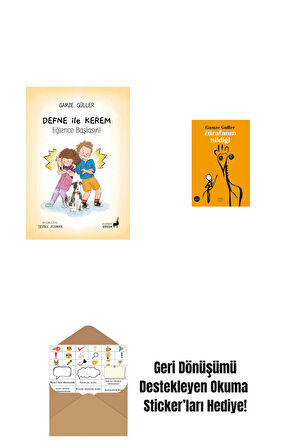 Defne ile Kerem Eğlence Başlasın ! + Zürafanın Bildiği + Okuma Sticker'ları