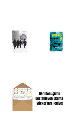 Kirliydi Kar + Georges Simenon Türkiye'de + Okuma Sticker'ları