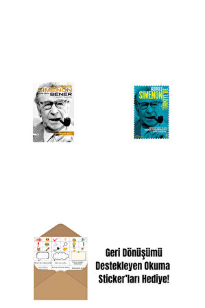 Ormandaki Deli + Georges Simenon Türkiye'de + Okuma Sticker'ları