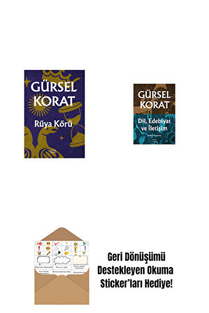 Rüya Körü + Dil, Edebiyat ve İletişim + Okuma Sticker'ları