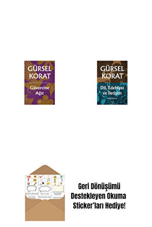 Güvercine Ağıt + Dil, Edebiyat ve İletişim + Okuma Sticker'ları