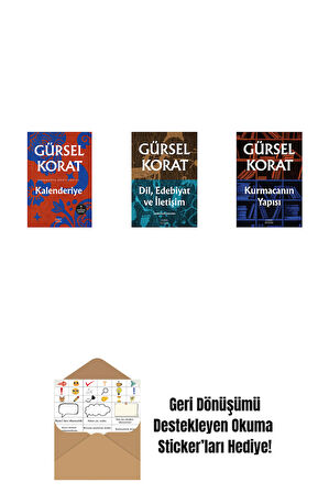 Kalenderiye + Dil, Edebiyat ve İletişim + Kurmacanın Yapısı + Okuma Sticker'ları
