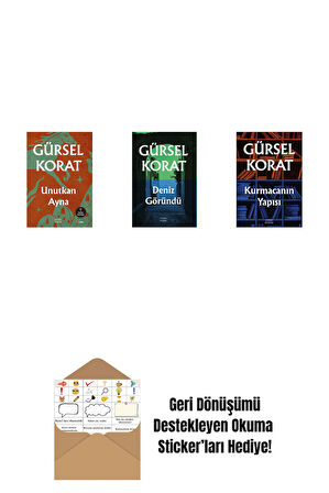 Unutkan  Ayna + Deniz Göründü + Kurmacanın Yapısı + Okuma Sticker'ları