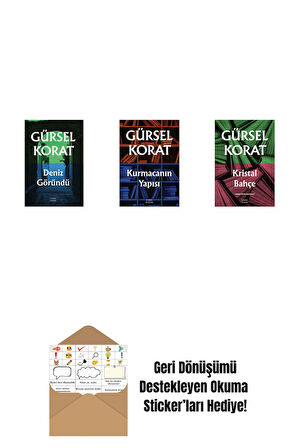 Deniz Göründü + Kurmacanın Yapısı + Kristal Bahçe + Okuma Sticker'ları