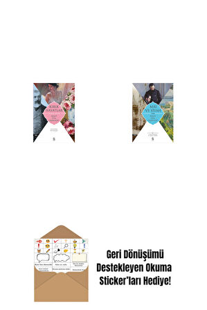 Kırık Hayatlar - Özgün Metin + Mâî ve Siyah - Özgün Tam Metin + Okuma Sticker'ları