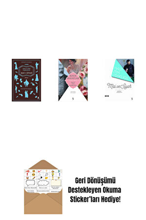 Mai ve Siyah + Kırık Hayatlar - Özgün Metin + Mâi ve Siyah + Okuma Sticker'ları