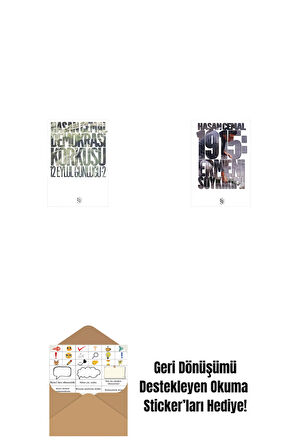 Demokrasi Korkusu + 1915: Ermeni Soykırımı + Okuma Sticker'ları