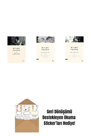 Saatine Bakan Adam + Defterler + Üç Anlatı + Okuma Sticker'ları