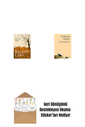 Rüzgârlı Ceket + Böceklenme + Okuma Sticker'ları