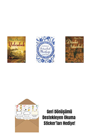 Yolculuk + İstanbul Mutfağı + Dünkü İstanbul + Okuma Sticker'ları