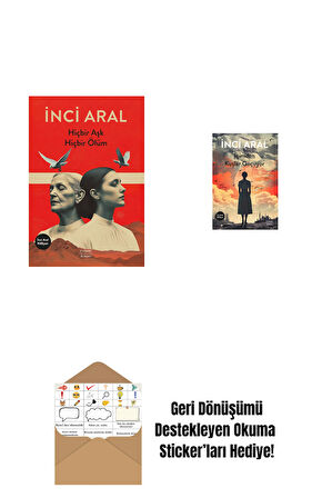 Hiçbir Aşk Hiçbir Ölüm + İçimden Kuşlar Göçüyor + Okuma Sticker'ları