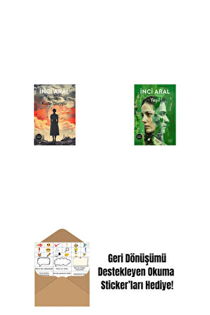 İçimden Kuşlar Göçüyor + Yeşil + Okuma Sticker'ları