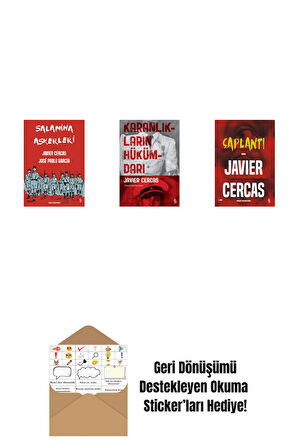 Salamina Askerleri (Çizgi Roman) + Karanlıkların Hükümdarı + Saplantı + Okuma Sticker'ları