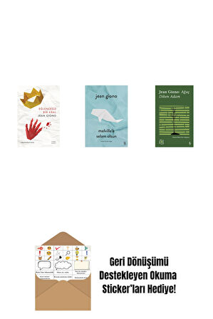 Eğlencesiz Bir Kral + Melville'e Selam Olsun + Everest Açıkhava 17 - Ağaç Diken Adam + Okuma Sticker'ları