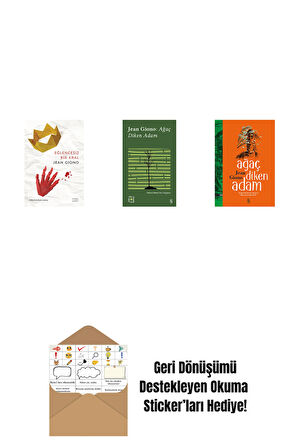 Eğlencesiz Bir Kral + Everest Açıkhava 17 - Ağaç Diken Adam + Ağaç Diken Adam + Okuma Sticker'ları