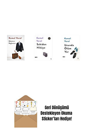 Babamın Bağlaması (Ciltli) + Sahiden Hikâye + Ucunda Ölüm Var + Okuma Sticker'ları