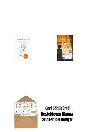 Dışarda Kötülük Vardı (Ciltli) + Aklımda Hep Sen (Midi Boy) + Okuma Sticker'ları