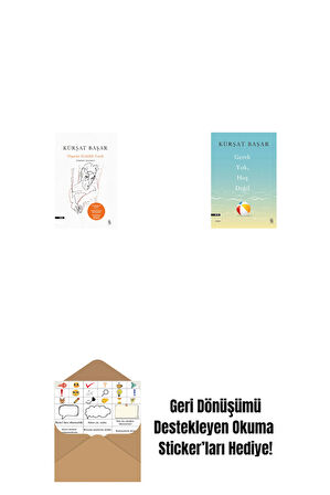 Dışarda Kötülük Vardı (Ciltli) + Gerek Yok, Hoş Değil + Okuma Sticker'ları