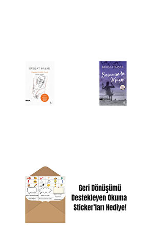 Dışarda Kötülük Vardı (Ciltli) + Başucumda Müzik (Midi Boy) + Okuma Sticker'ları