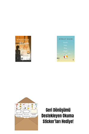 Aklımda Hep Sen (Midi Boy) + Gerek Yok, Hoş Değil + Okuma Sticker'ları