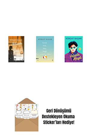 Aklımda Hep Sen (Midi Boy) + Gerek Yok, Hoş Değil + Aslında Hayal + Okuma Sticker'ları